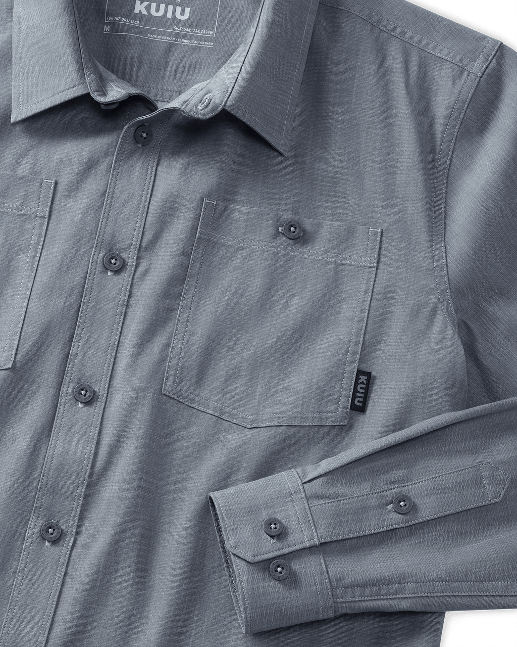 Outlet Terrace LS Shirt | Storm Chambray