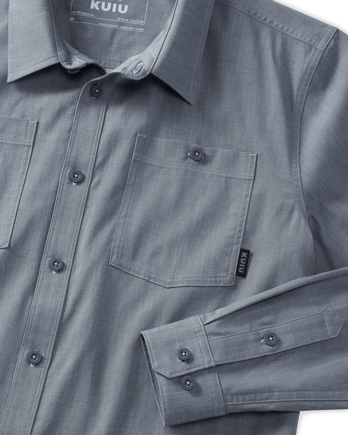 Outlet Terrace LS Shirt | Storm Chambray