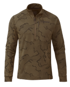 Ridgepoint Fleece Zip-T | Coyote Brown Tonal