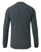 Canyon Waffle Henley | Steel Blue Heather
