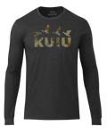 KUIU Valo Duck Long Sleeve T-Shirt | Charcoal