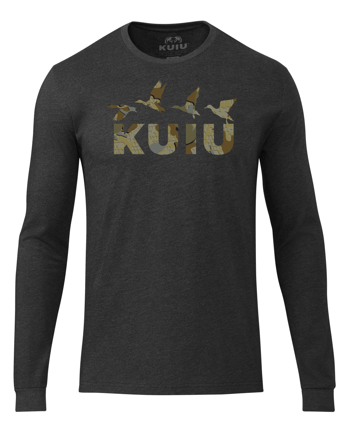 KUIU Valo Duck Long Sleeve T-Shirt | Charcoal