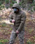 Super Down PRO Hooded Jacket | Verde
