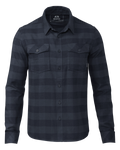 Field Flannel Shirt | Steel Blue Buffalo Check