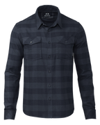 Field Flannel Shirt | Steel Blue Buffalo Check