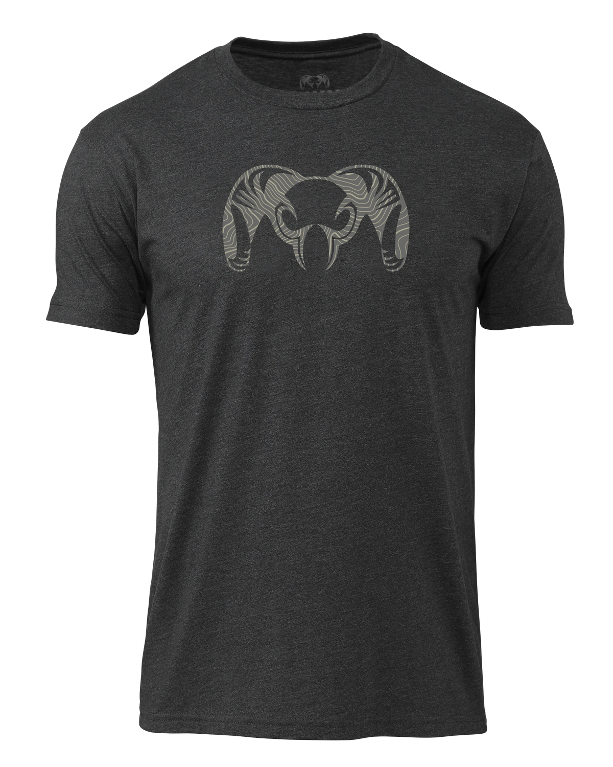 KUIU Topographic Ram T-Shirt | Charcoal