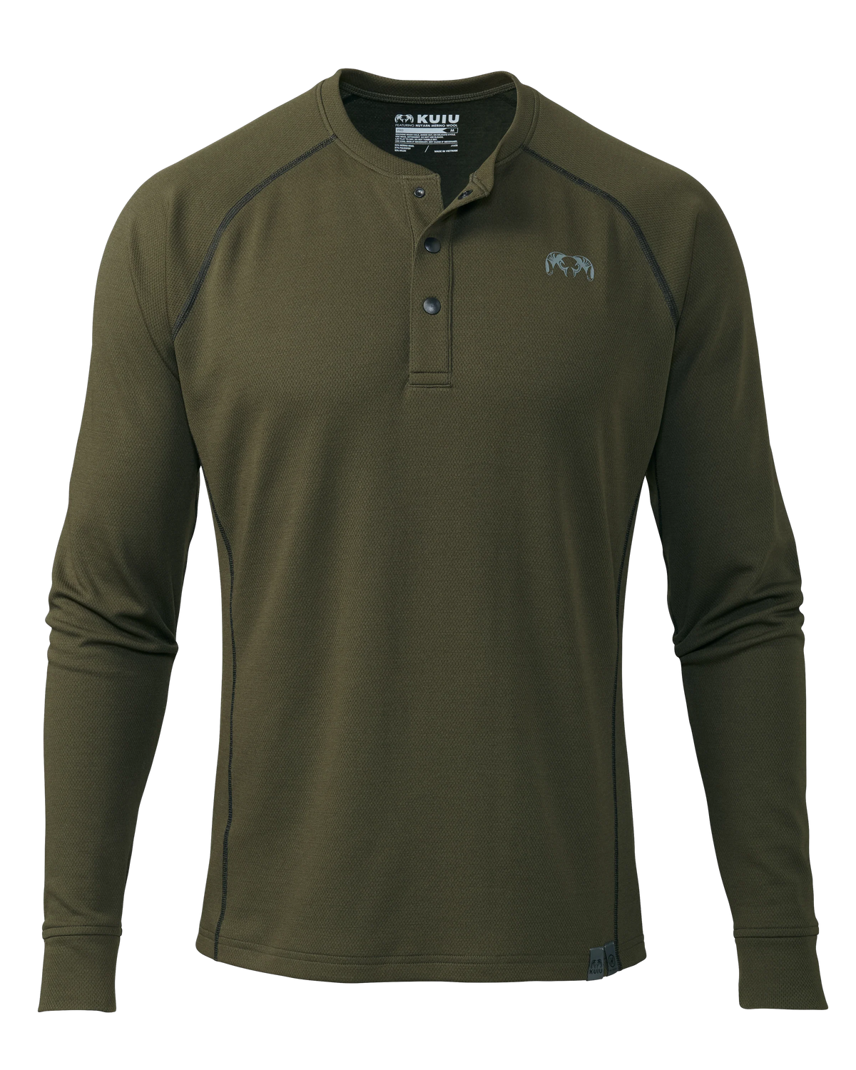 PRO Merino 200 Henley | Loden