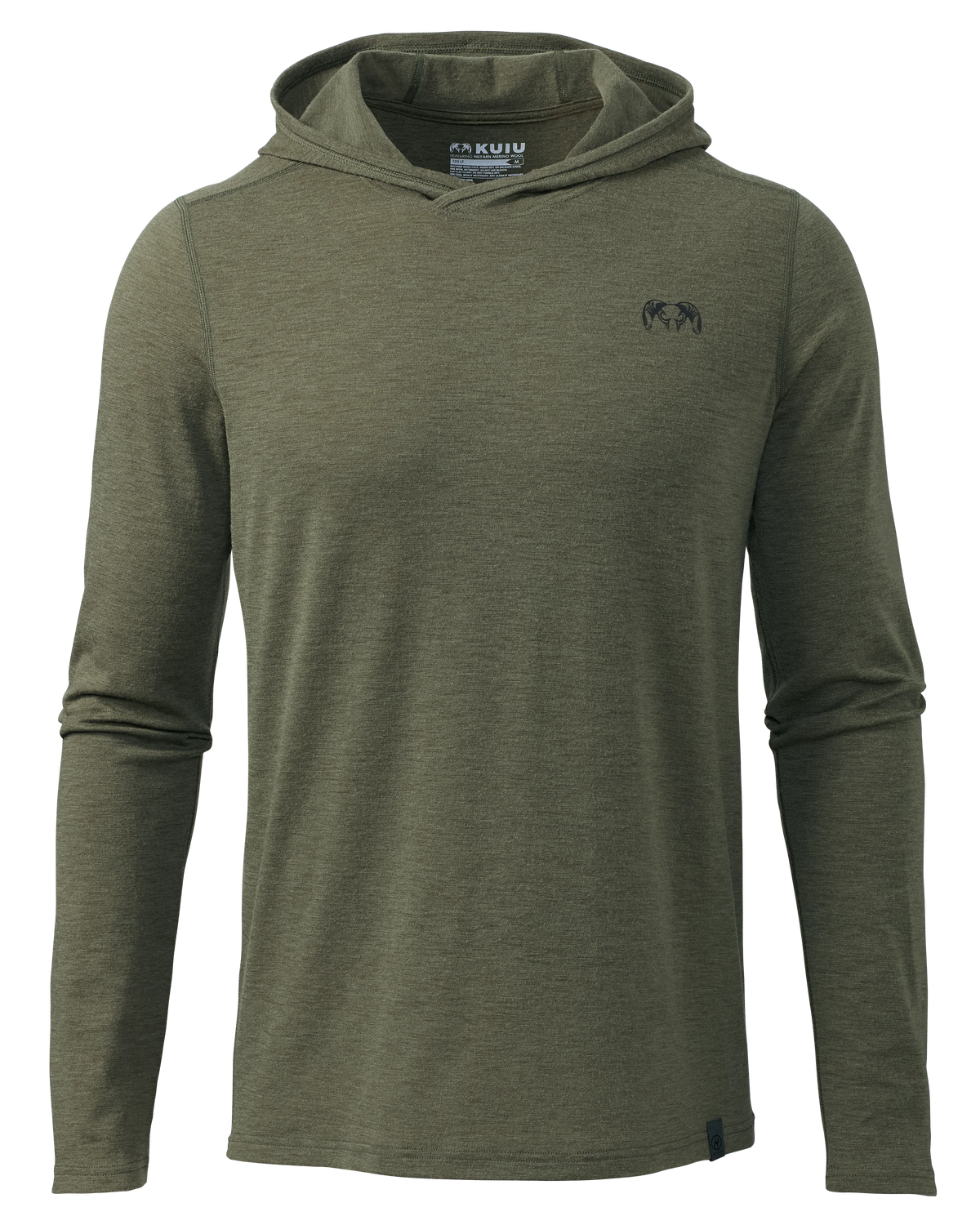 ULTRA Merino 120 LT LS Hoodie | Olive