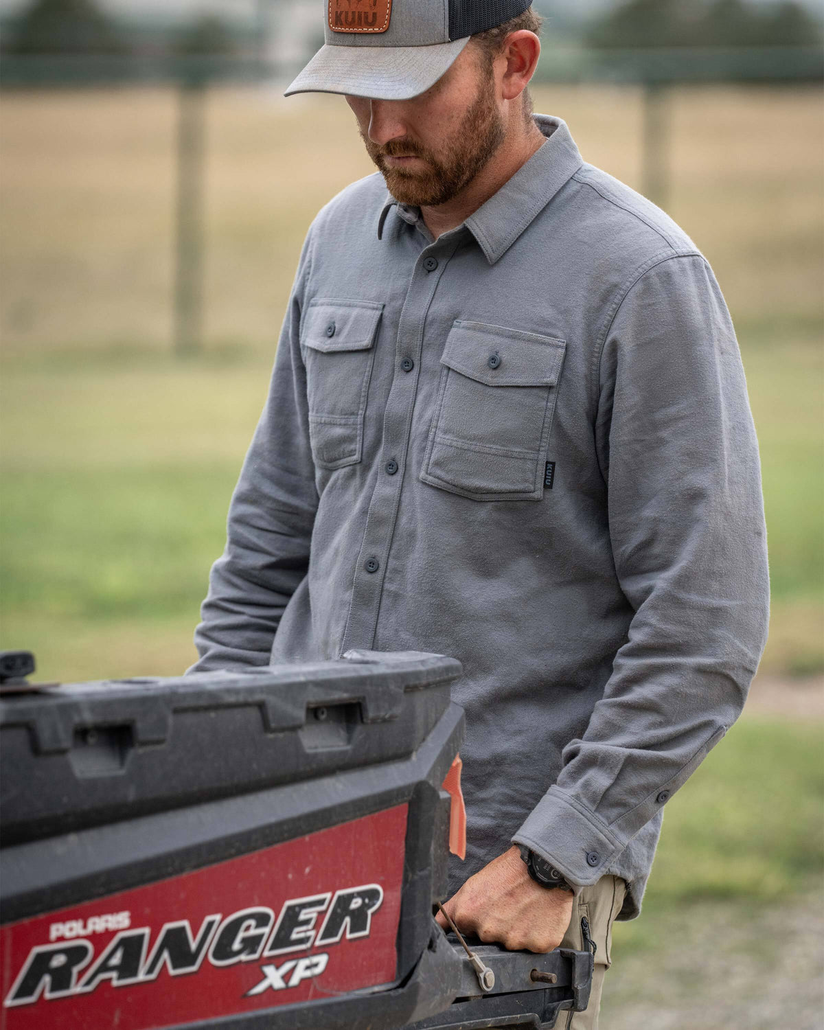 Field Flannel Shirt | Saddle