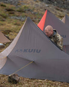Summit Star 1 Person Tent | Gunmetal-Orange