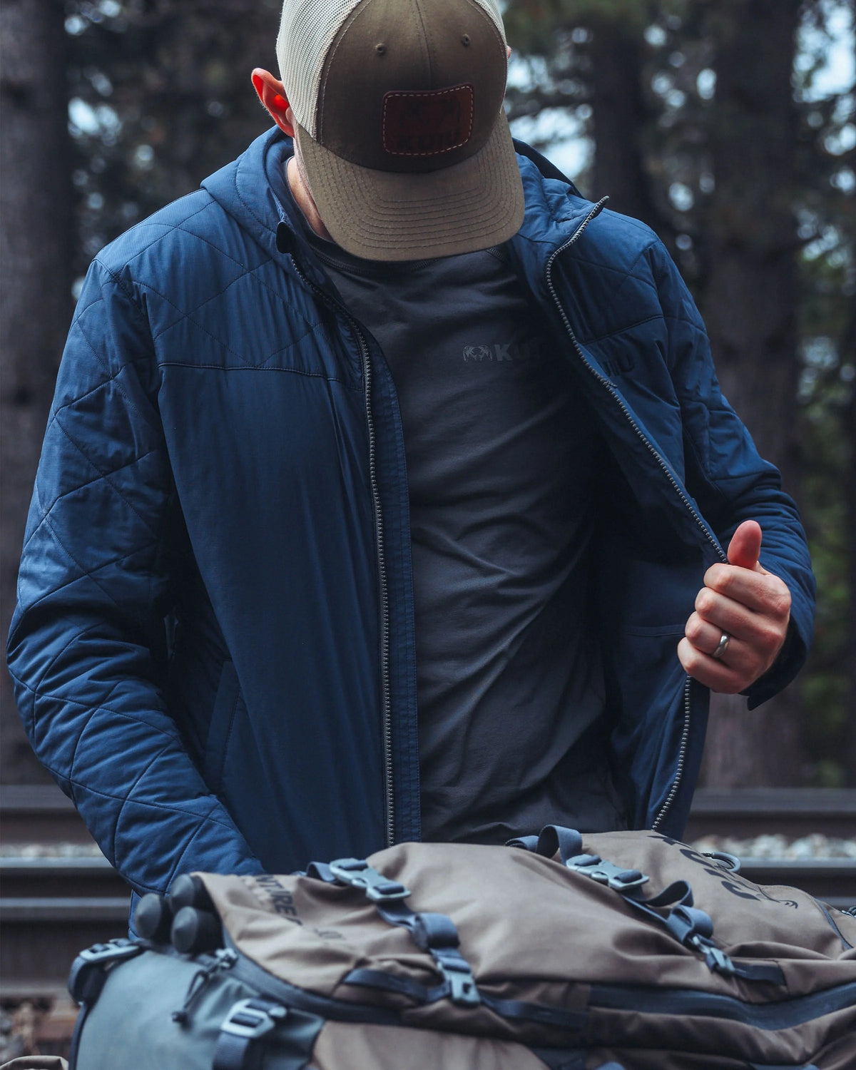 Granby Hooded Jacket | Bourbon