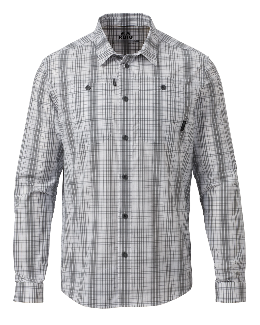 Borrego LS Shirt | Granite Plaid