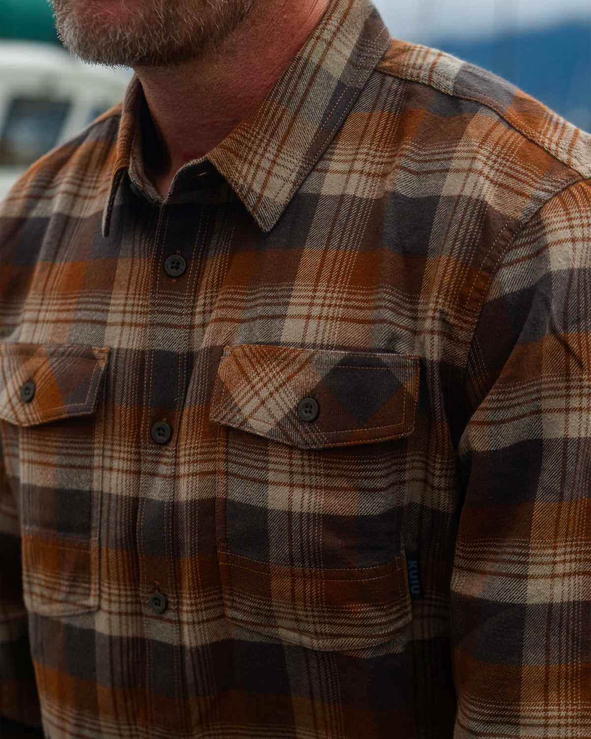 Field Flannel Shirt | Loden Blockline