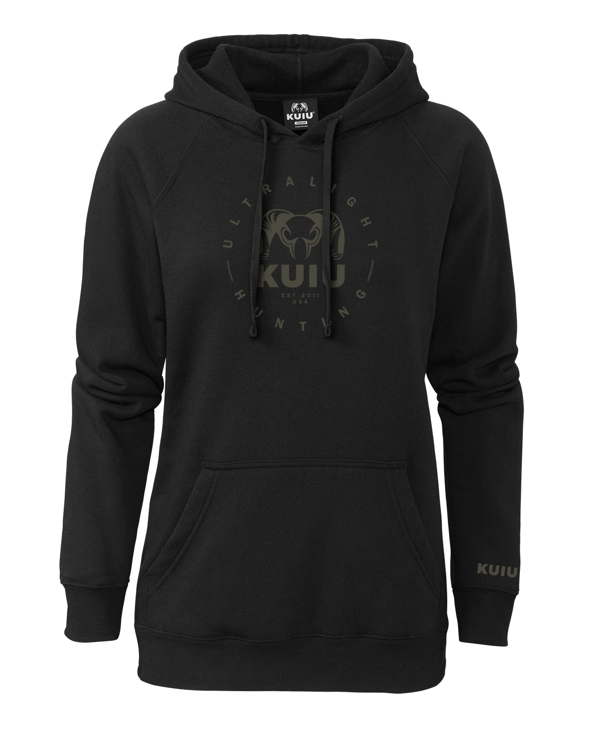 KUIU Women's Ultralight Hunting Circle Hoodie | Black