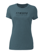 KUIU Women’s Topo Here to Hunt T-Shirt | Indigo