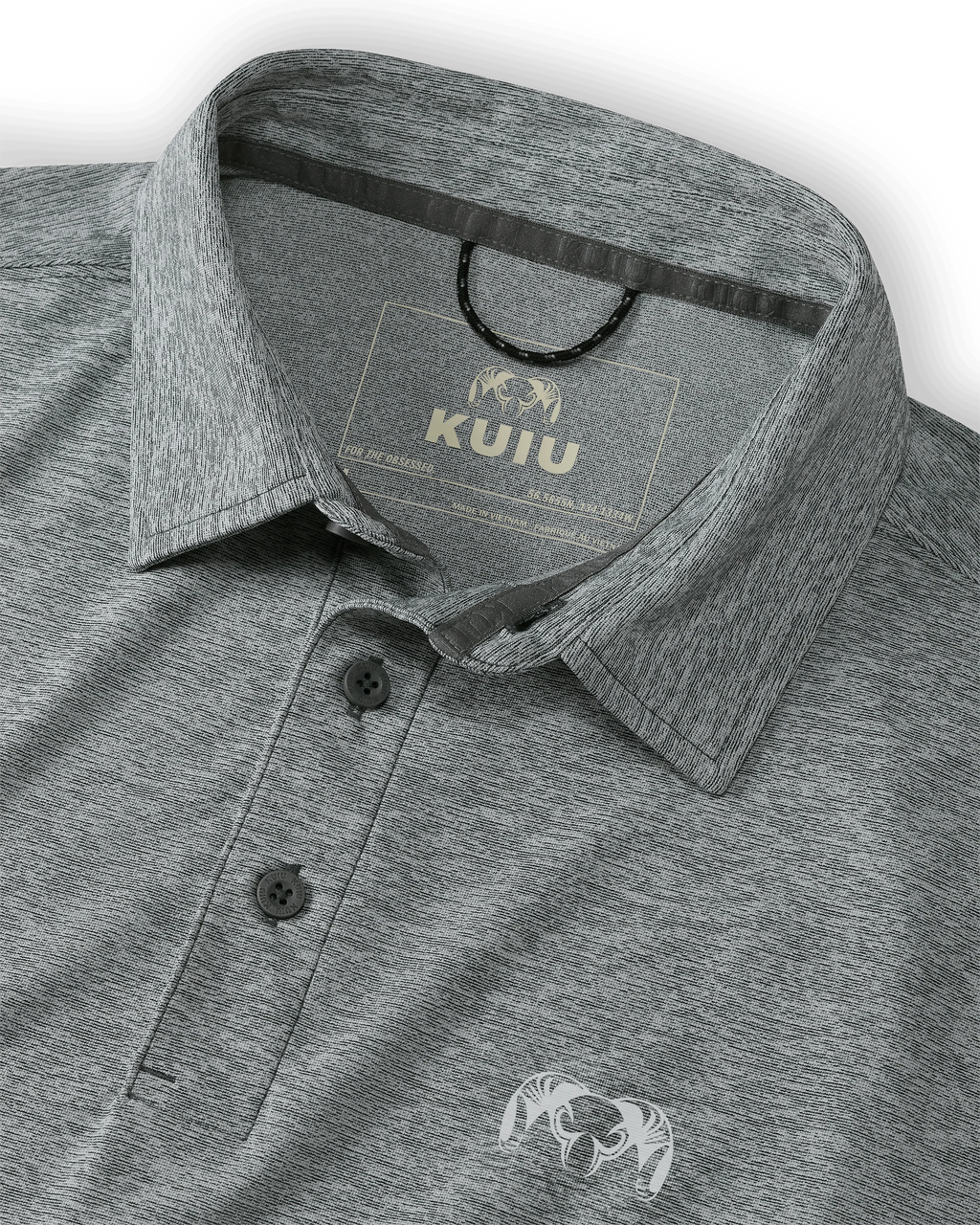 KUIU Performance Polo | Heather Storm