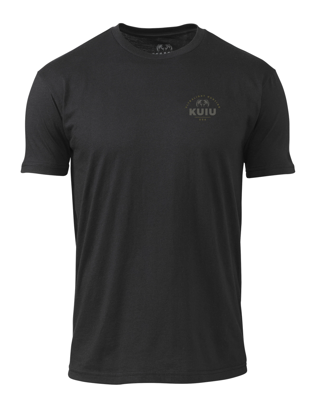 KUIU Stacked Chest Logo T-Shirt | Black
