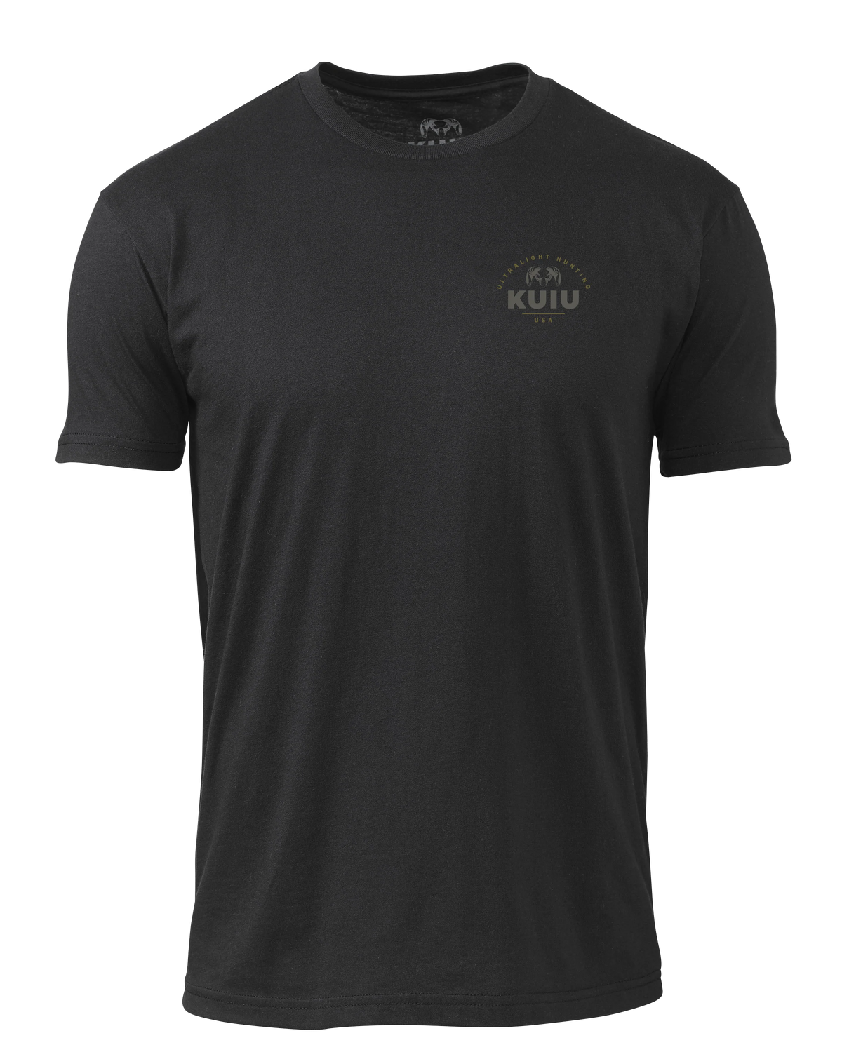 KUIU Stacked Chest Logo T-Shirt | Black