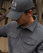 Blockfield Fleece Shirt Jacket | Black