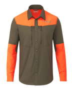 Upland Sporter Shirt | Major Brown/Blaze Orange