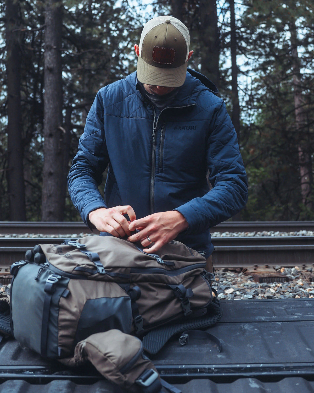 Granby Hooded Jacket | Gunmetal