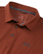 KUIU Performance Polo | Heather Rust