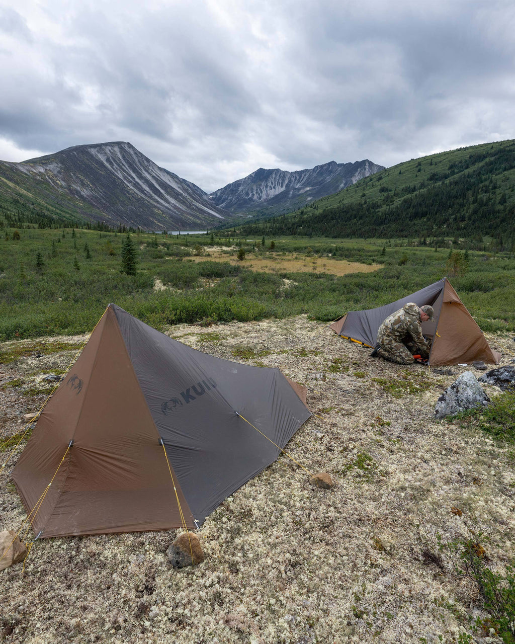 Summit Star 1 Person Tent | Gunmetal-Orange