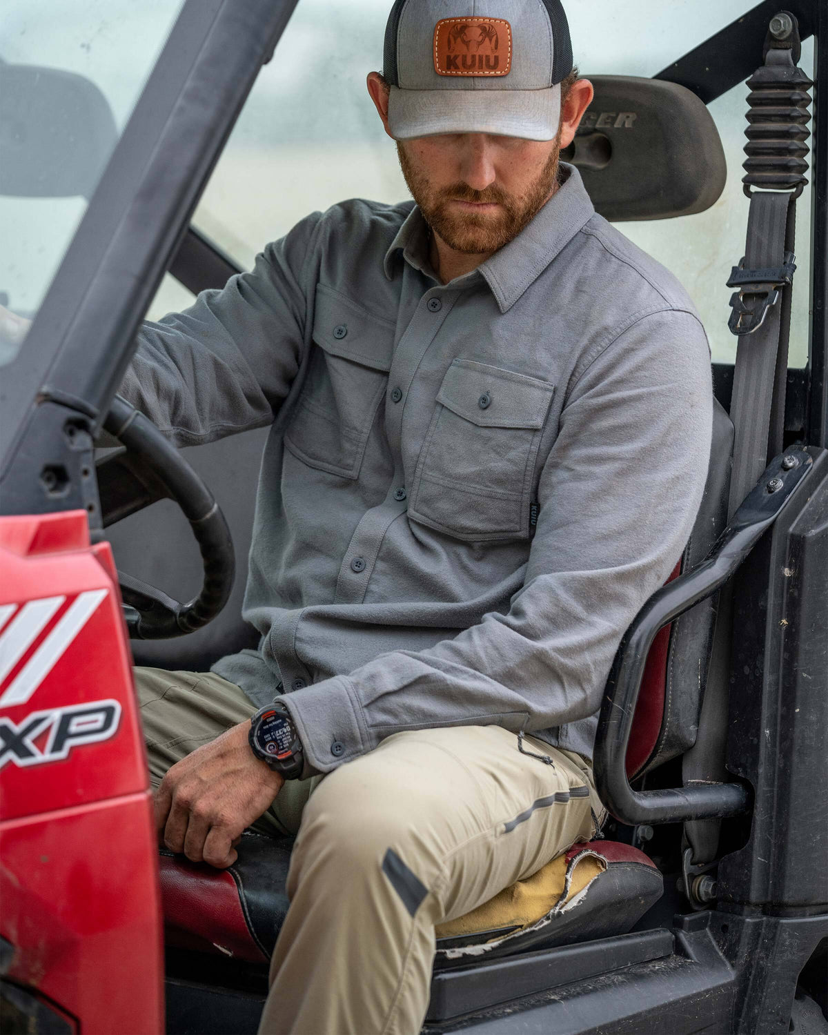 Field Flannel Shirt | Ash