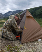 Summit Star 1 Person Tent | Gunmetal-Orange