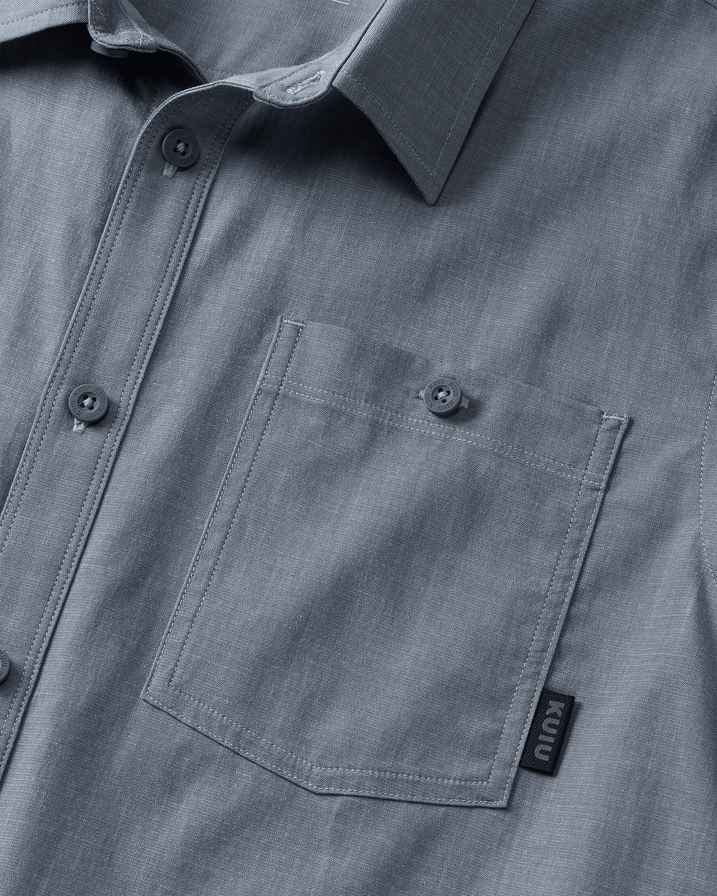 Terrace SS Shirt | Storm Chambray
