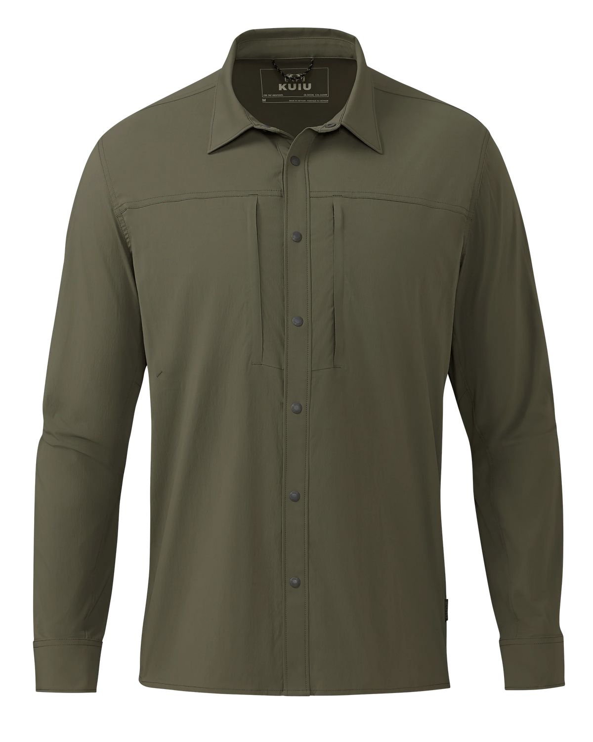 Outlet Intrepid LS Shirt | Dark Sage