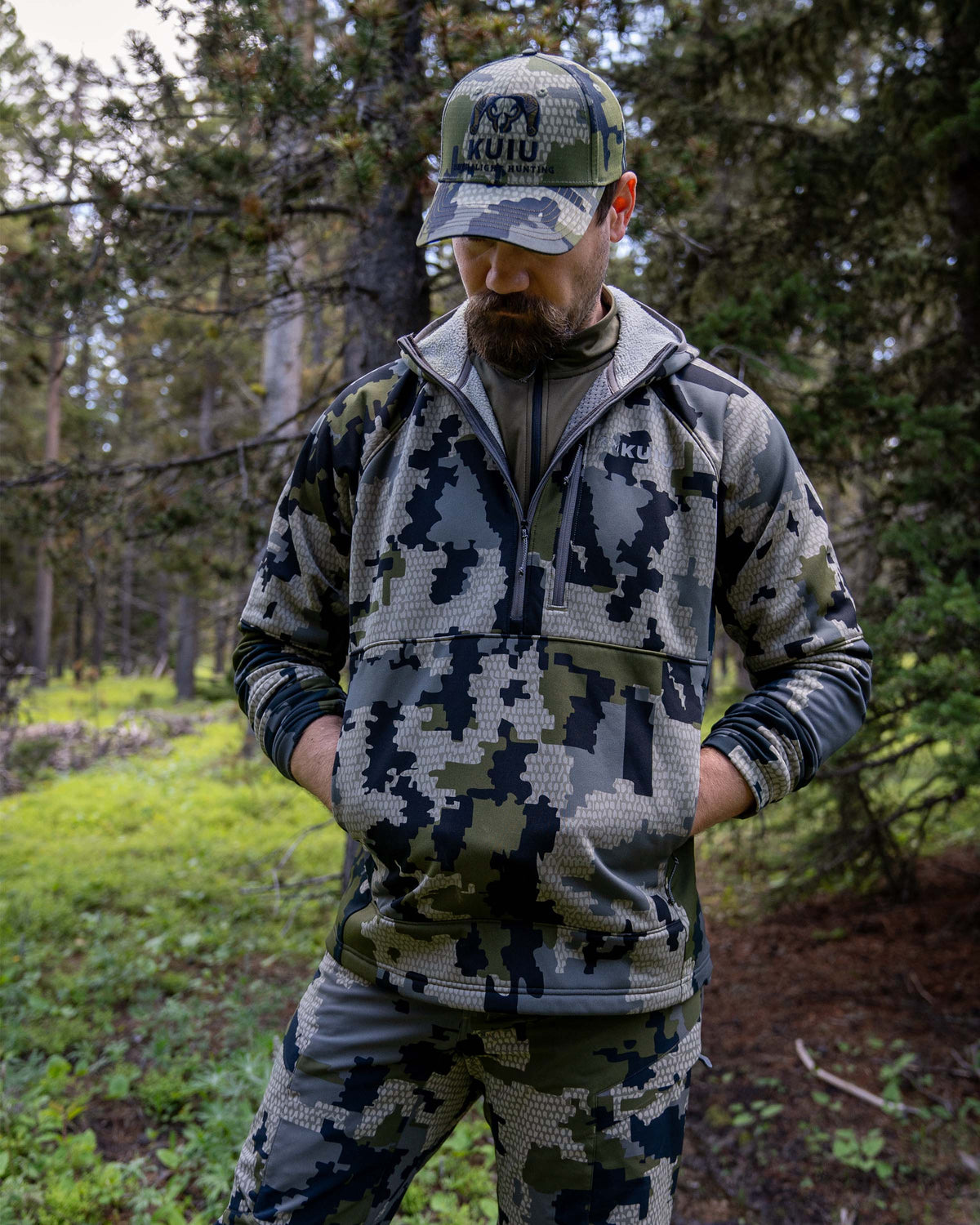 StrongFleece 235 Zip-T Hoodie | Verde