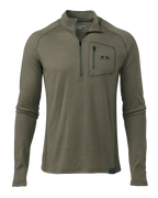 ULTRA Merino 145 Zip-T Hunting Shirt | Ash
