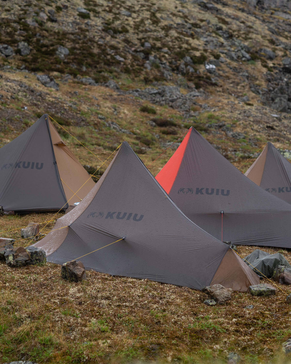 Summit Star 1 Person Tent | Gunmetal-Orange