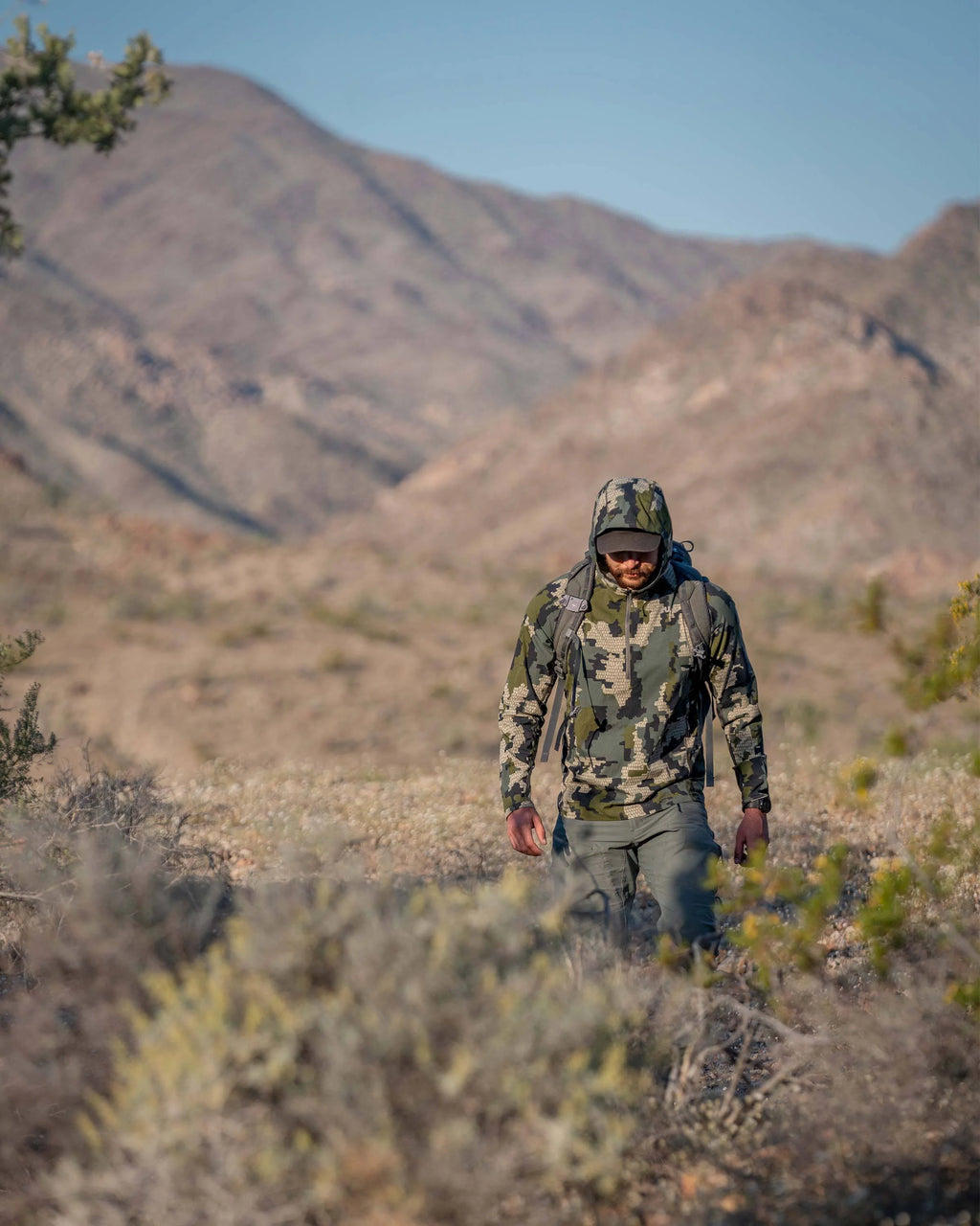 Tiburon Hybrid Hoodie | Khaki