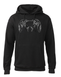 Tonal Ram Hoodie | Black