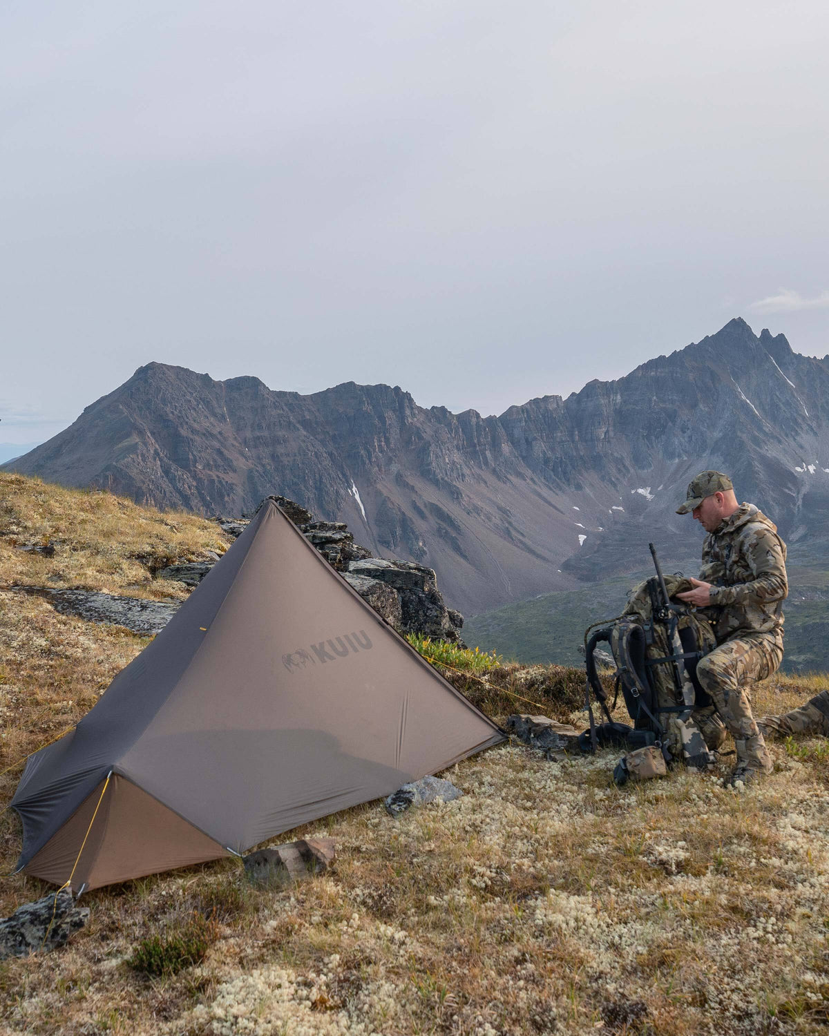 Summit Star 1 Person Tent | Gunmetal-Orange