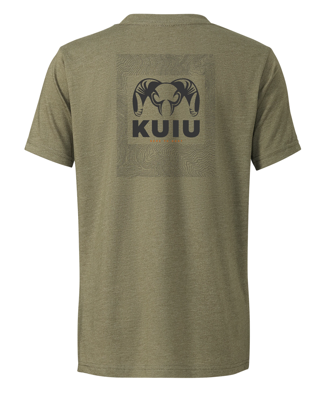 KUIU Youth Topo Back Logo T-Shirt | Military Green