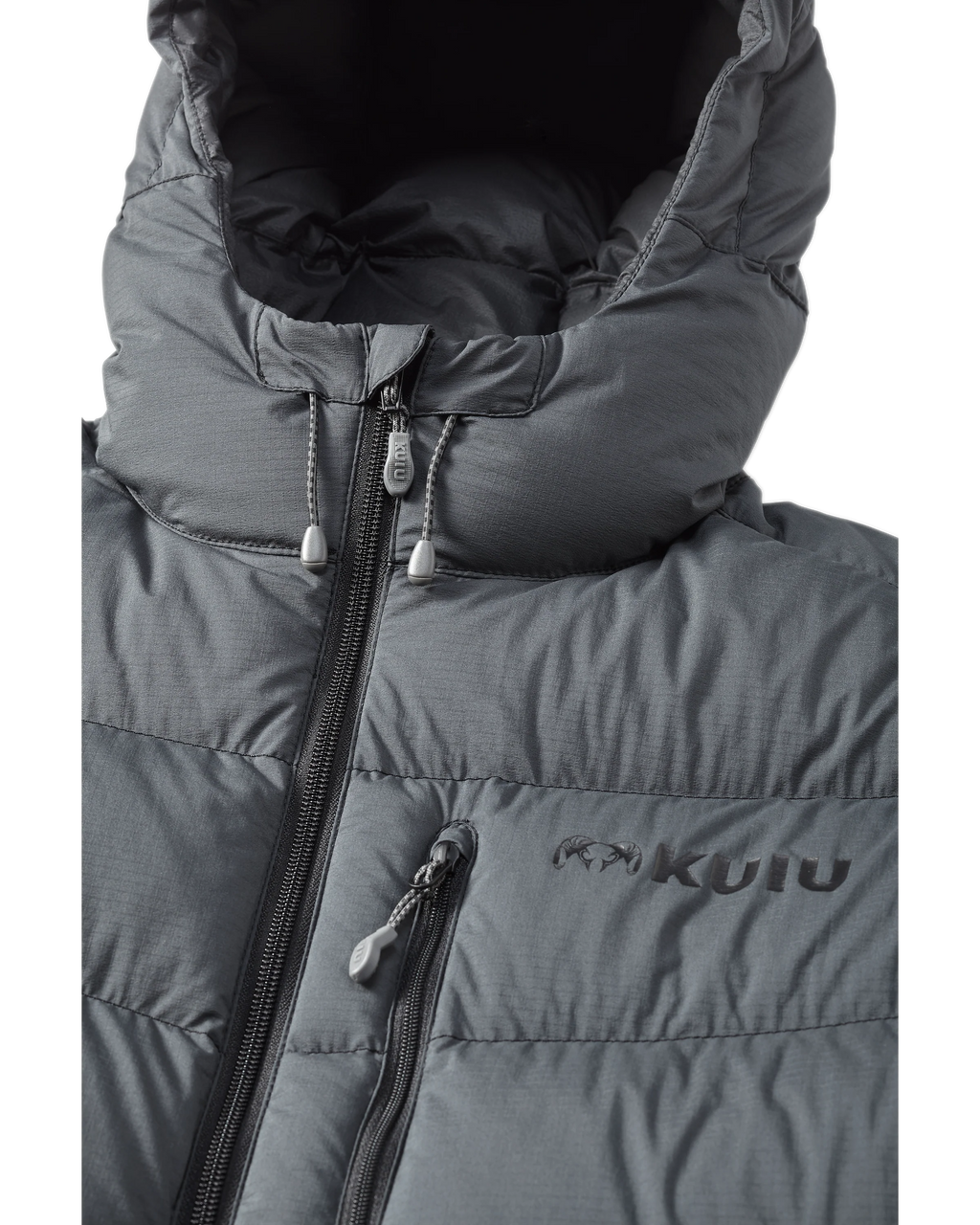 Super Down PRO Hooded Jacket | Gunmetal