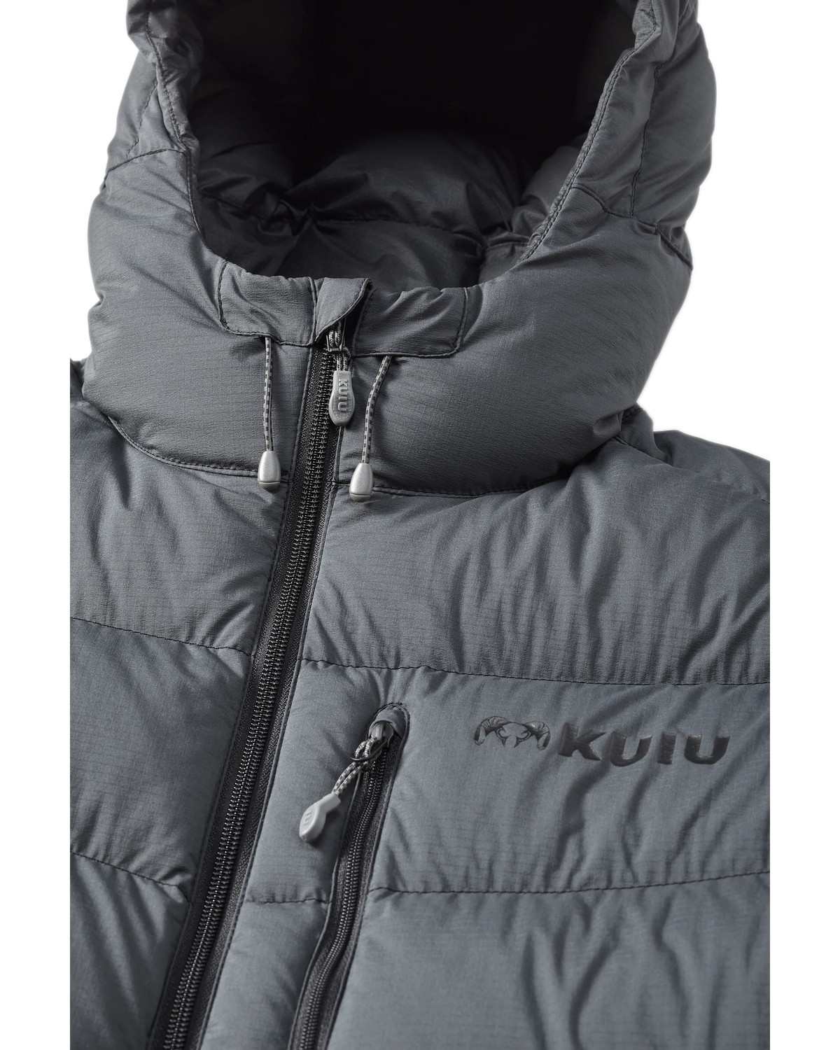 Super Down PRO Hooded Jacket | Gunmetal