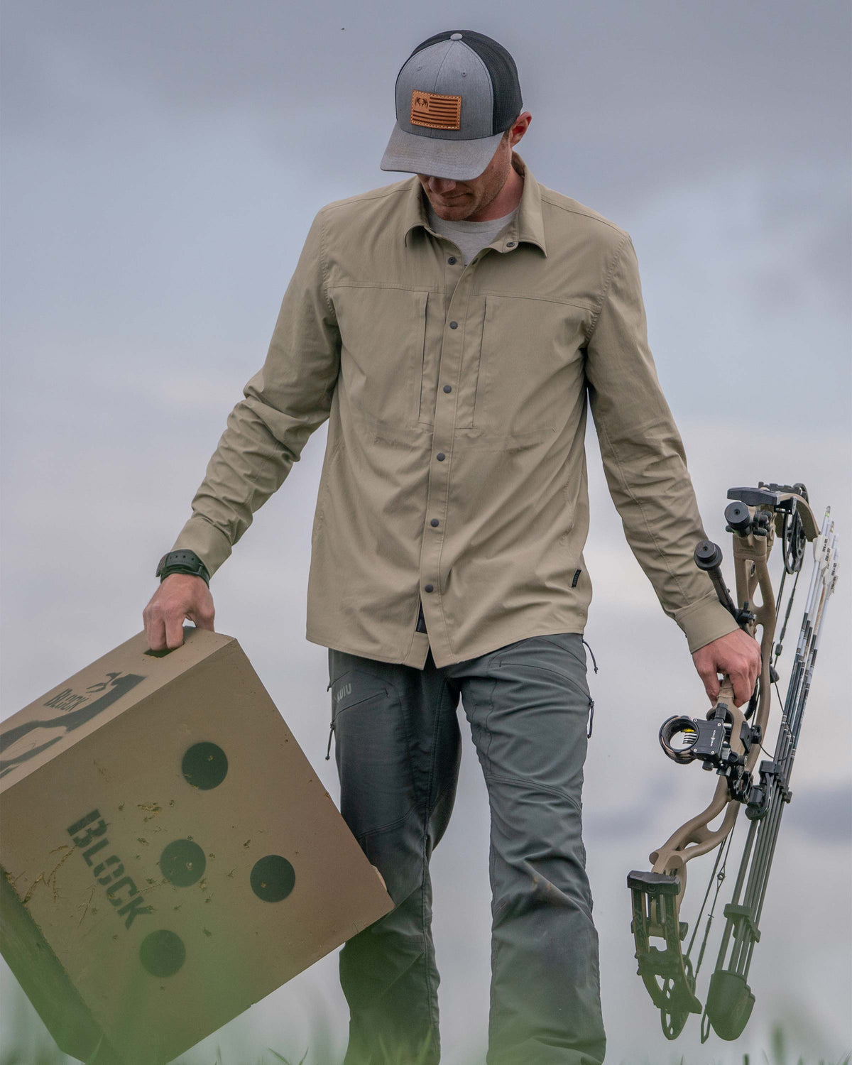 Outlet Intrepid LS Shirt | Slate
