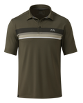 KUIU Performance Polo Stripe | Ash Chest Stripe