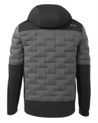 Axis Thermal Hybrid Hooded Jacket | Black-Gunmetal
