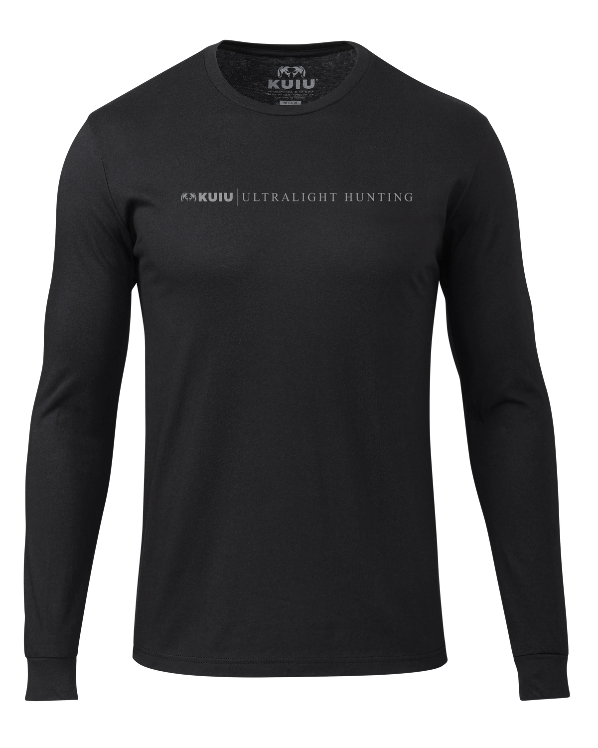 KUIU Line Logo Long Sleeve T-Shirt | Black