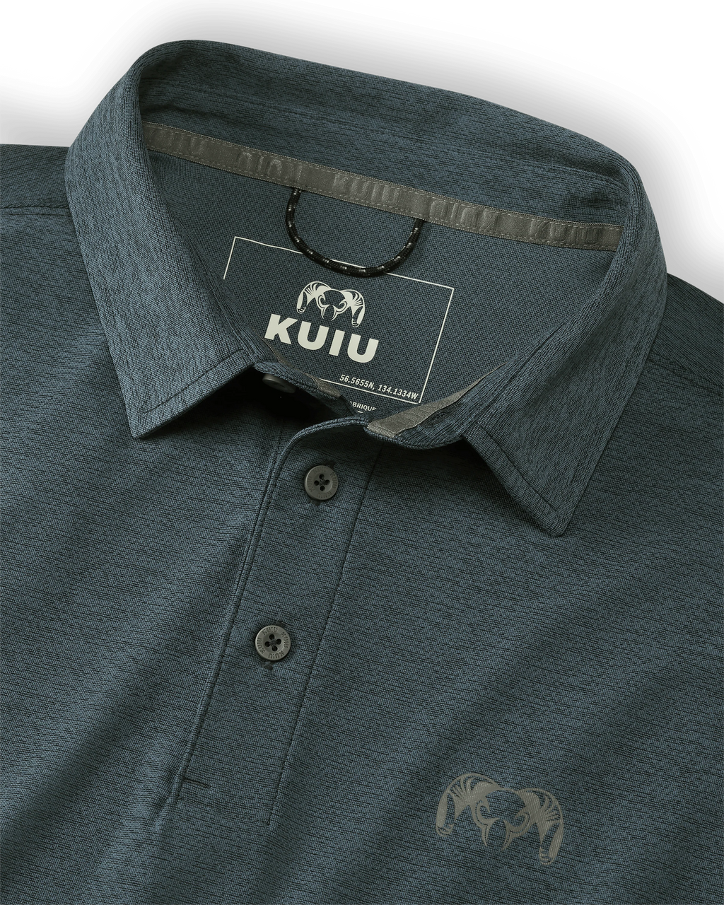 KUIU Performance Polo | Heather Navy