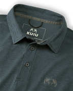 KUIU Performance Polo | Heather Navy