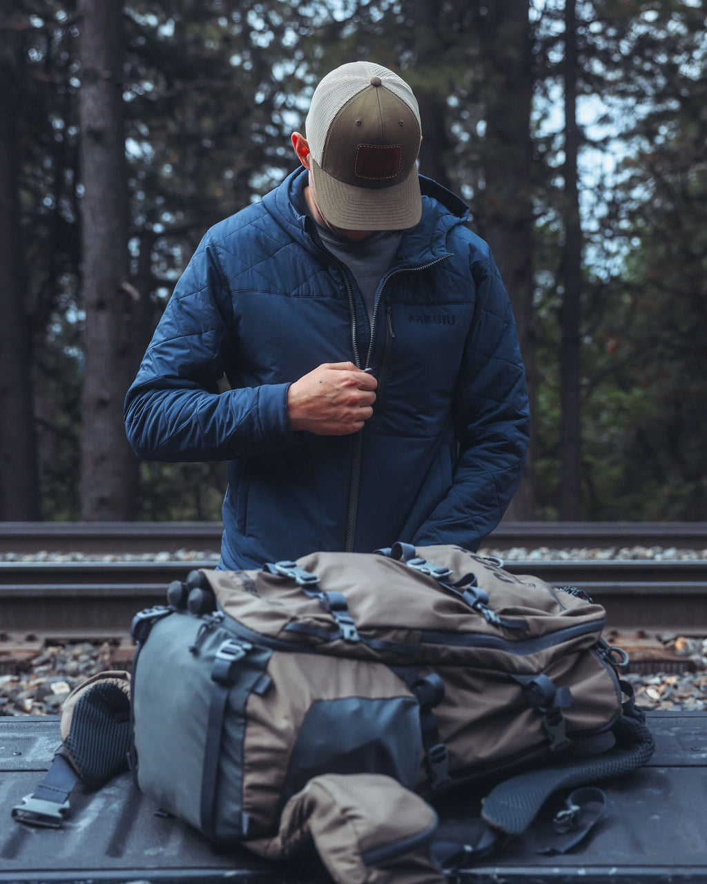 Granby Hooded Jacket | Gunmetal
