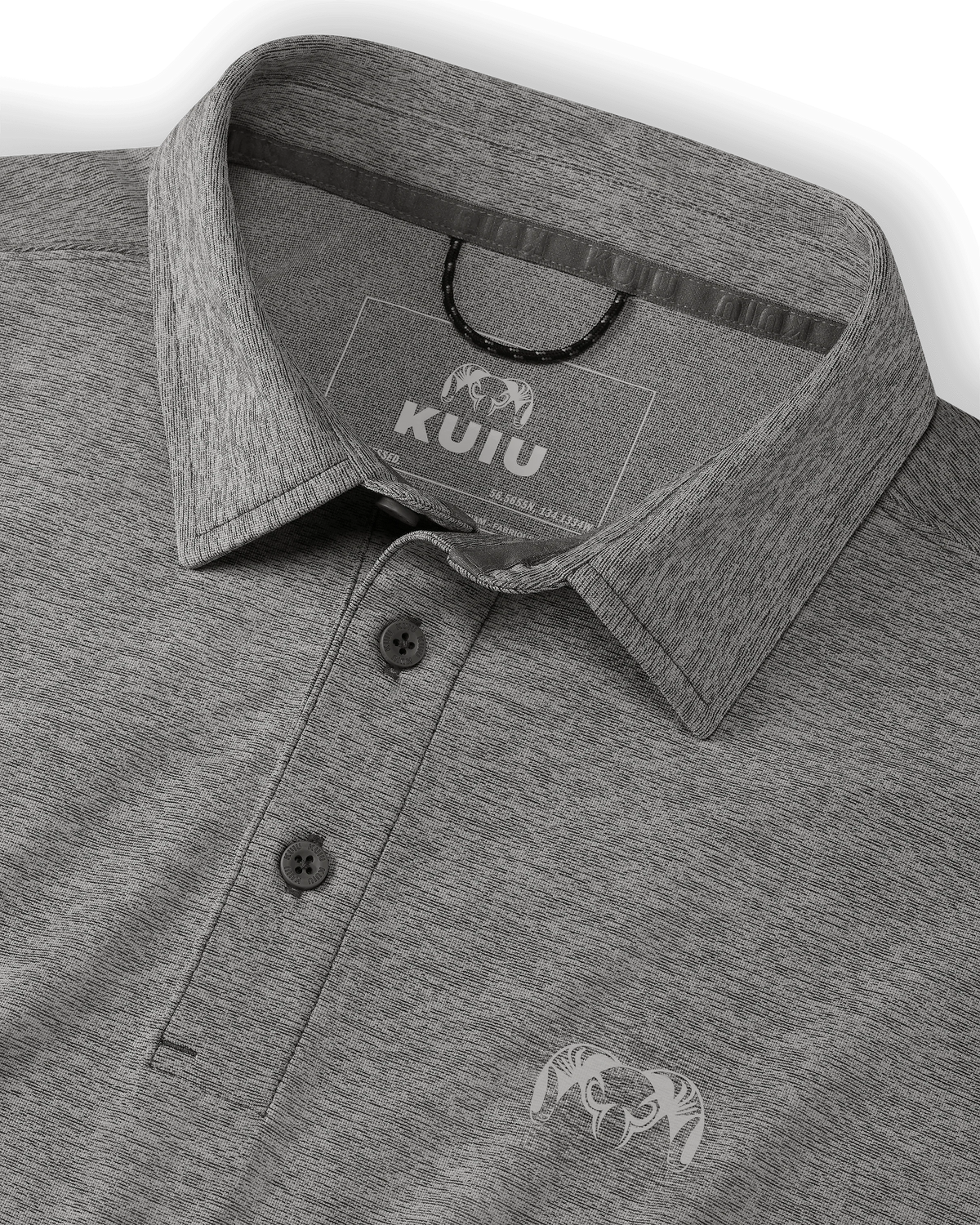 KUIU Performance Polo | Heather Gunmetal