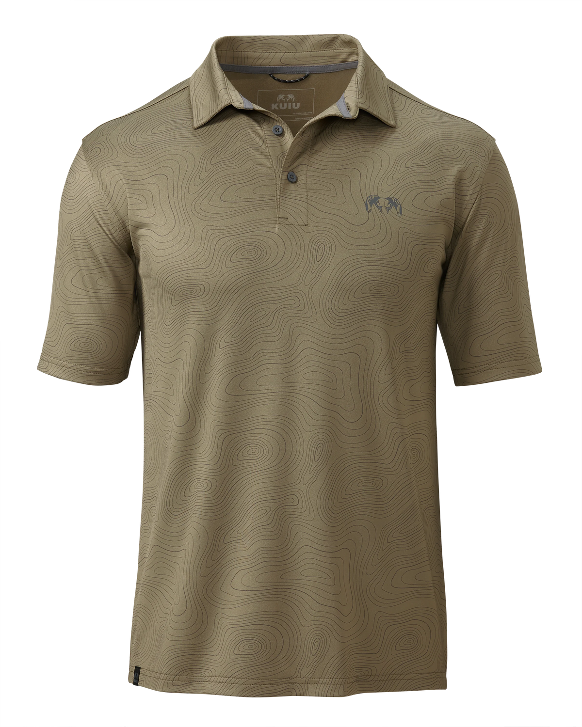 KUIU Performance Polo Topo | Khaki Topo