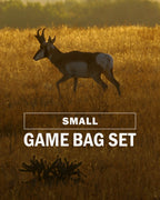 Small Deer/Antelope Game Bag Set | White-Orange